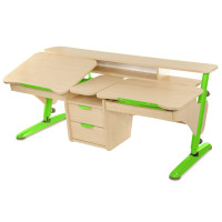 Парта-трансформер для двох Ергономіка ЛДСП